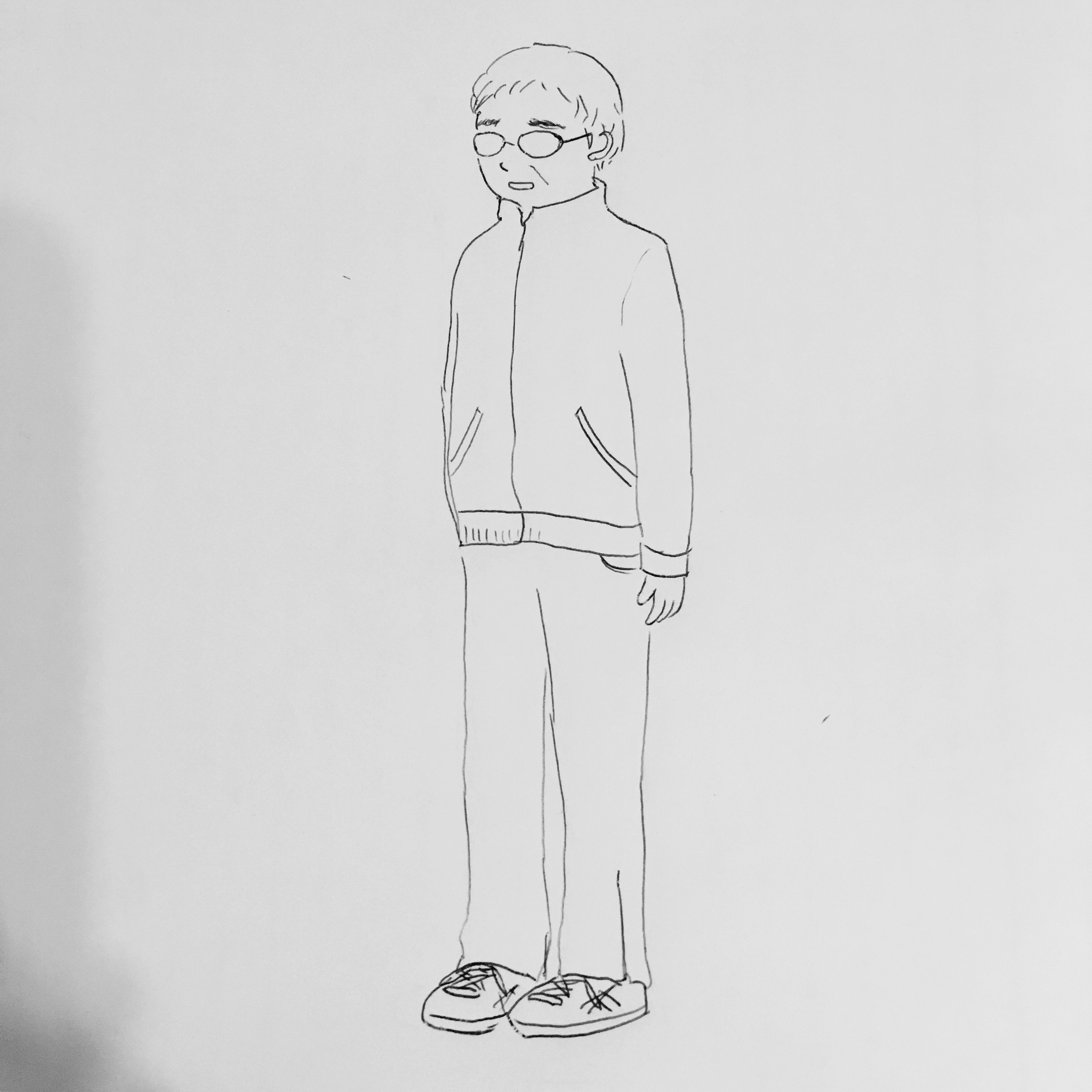 おじさんのセットアップ姿はシンプルに素敵