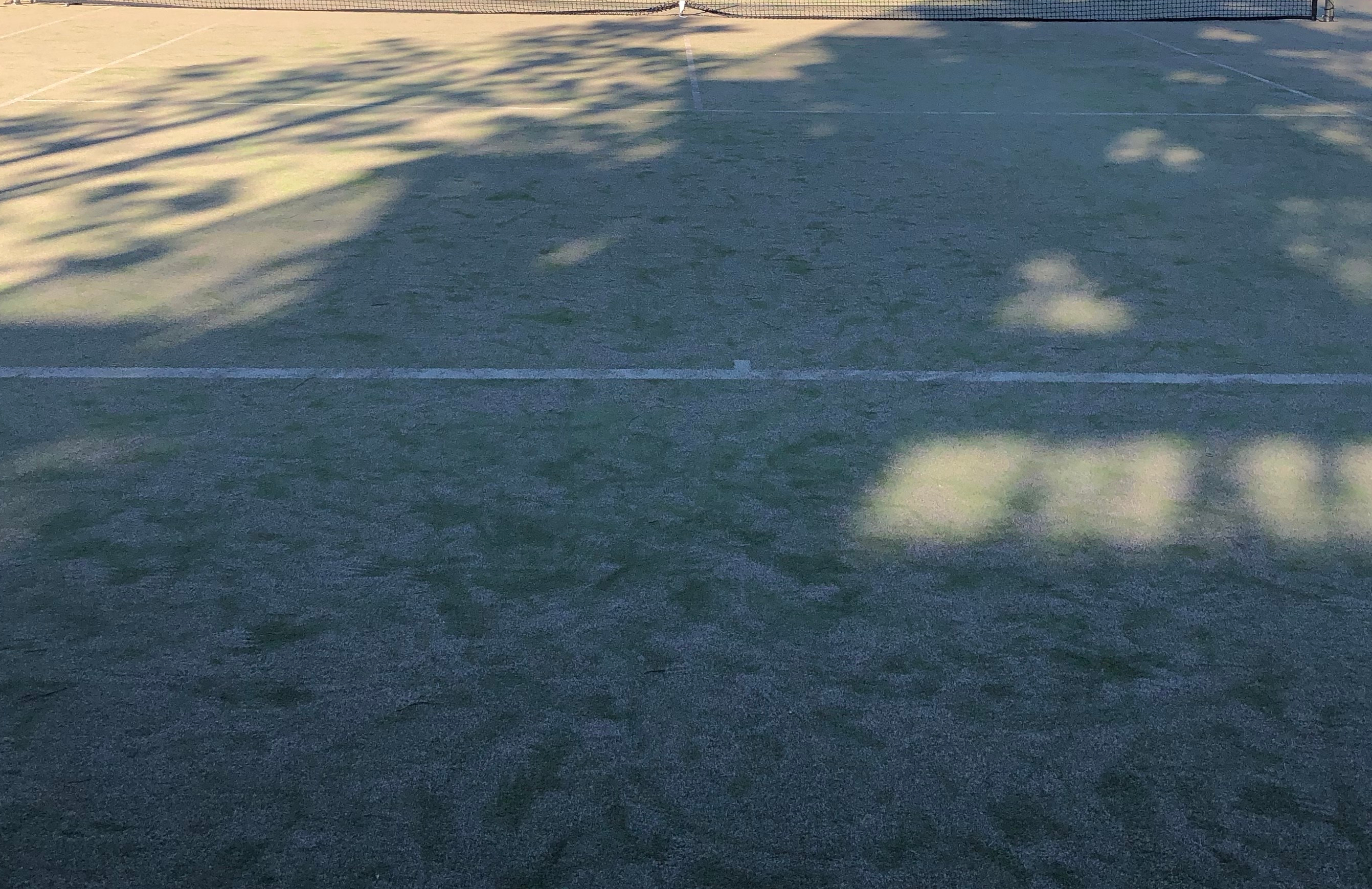 shade on tennis court