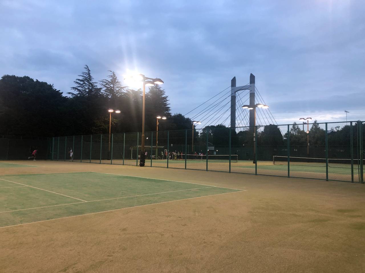 木場公園のオムニコート