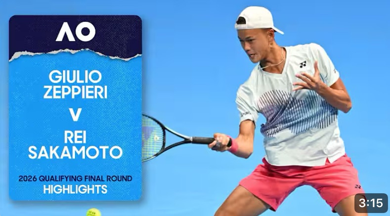 全豪本戦入りを決めた坂本選手の見覚えあるあのプレー